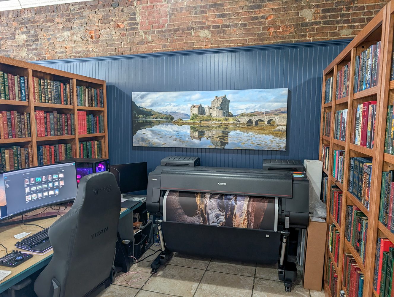 Canon Pro-4100 fine art printing studio